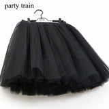 7 Layers Midi Tulle Skirt