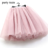 7 Layers Midi Tulle Skirt