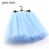 7 Layers Midi Tulle Skirt