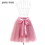 7 Layers Midi Tulle Skirt