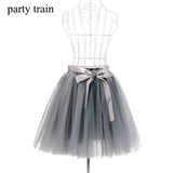 7 Layers Midi Tulle Skirt