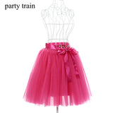 7 Layers Midi Tulle Skirt