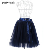 7 Layers Midi Tulle Skirt