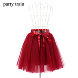 7 Layers Midi Tulle Skirt