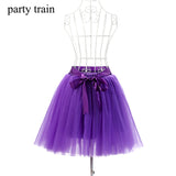 7 Layers Midi Tulle Skirt