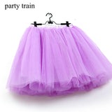 7 Layers Midi Tulle Skirt