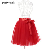 7 Layers Midi Tulle Skirt