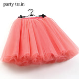 7 Layers Midi Tulle Skirt