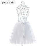 7 Layers Midi Tulle Skirt