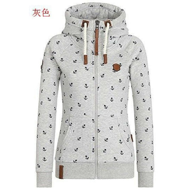 Zipper Hoodie zip up Sweatshirt Slim Fit