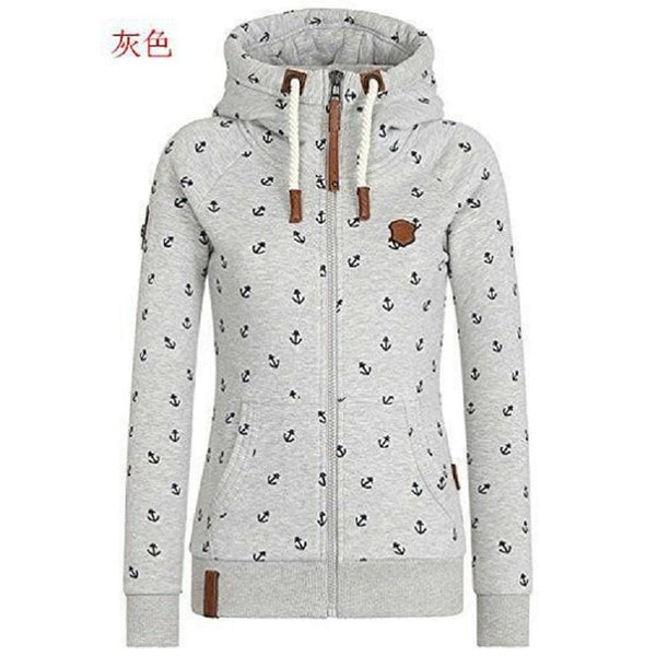 Zipper Hoodie zip up Sweatshirt Slim Fit