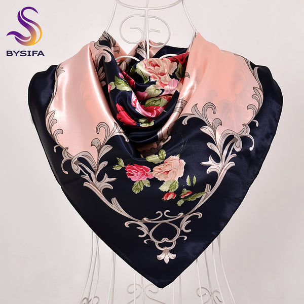 Women Silk Scarf Shawl