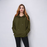 Hoodies Women Camel hooded Sweatshirt