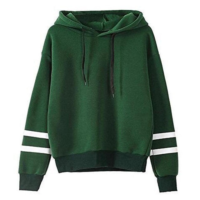 Elegant Autumn Hooded Sweatshirt