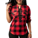 Long Sleeve Blouses Shirt