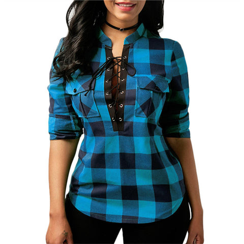 Long Sleeve Blouses Shirt