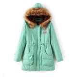 Fitaylor Winter Jacket Women Thick Warm Hooded