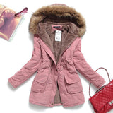 Fitaylor Winter Jacket Women Thick Warm Hooded