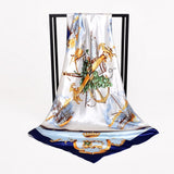 Women Silk Scarf Shawl