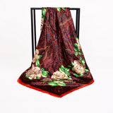 Women Silk Scarf Shawl