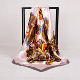 Women Silk Scarf Shawl