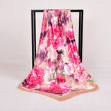 Women Silk Scarf Shawl