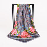 Women Silk Scarf Shawl