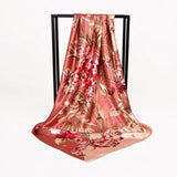 Women Silk Scarf Shawl